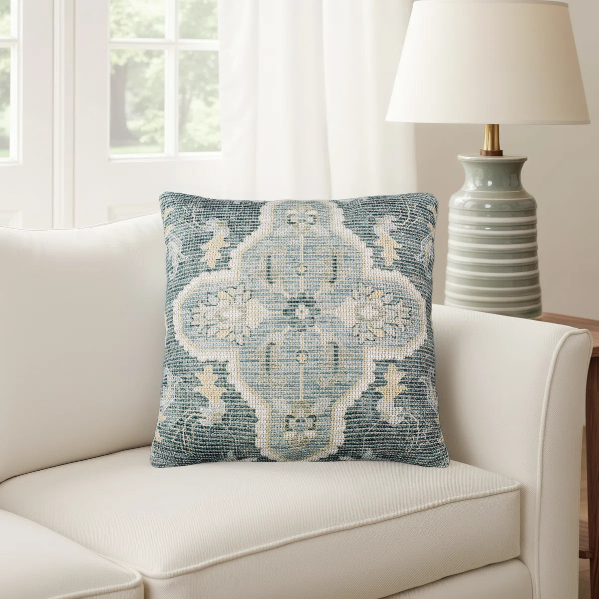 Alain Floral Throw Pillow Cover